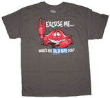 Men's Officially Licensed Very Funny Old Bay Excuse Me Crab T-Shirt