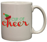 Cup of Cheer - Happy Holidays Festive 11oz Double Sided Coffee Mug