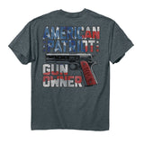 Men's NRA Licensed American Patriot Gun Owner Patriotic T-Shirt
