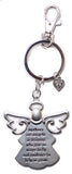 Special Angel Zinc Key Chain w/ Clip & Story Card - Motherhood