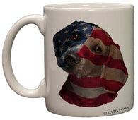 Dog Lovers Patriotic Beagle 11 Ounce Coffee Mug
