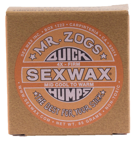 Sex Wax Mr Zogs Quick Humps Warm Surf Wax One Size Mid Cool