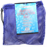 Mesh Seashell Collection Bag (12 inches x 12 inches) with Shell Identification Guide