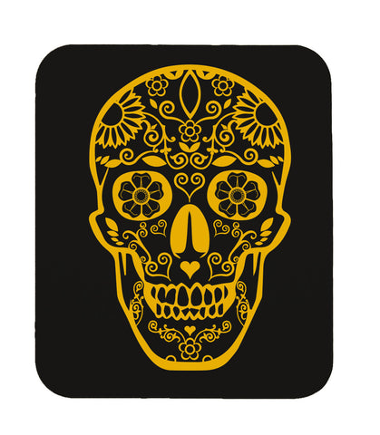 Day Of The Dead Sugar Skull Mouse Pad (Black)