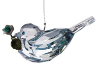 Crystal Expressions 3 Inch Rose Bird Ornament/ Sun Catcher