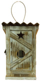 Adorable Wood Outhouse Birdhouse