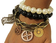 Steampunk Multi-Band Bracelet