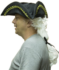 Colonial Hat with Wig