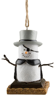 S'mores Nutcracker Style Ornament - Caped Man