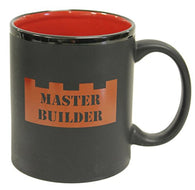 Lego Inspired Master Builder Building Block 12 oz Ceramic Coffee/Hot Cocoa Mug