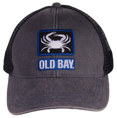 Officially Licensed Old Bay Crab Blue Box Baseball Hat Cap, One Size