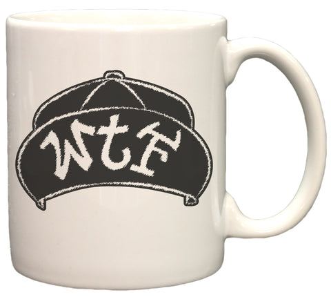 WTF Flip Up Snap Back Hat Graphic 11oz Coffee Mug