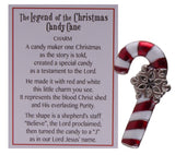 Stocking Stuffer- Legend Of The Candy Cane Pocket Charm w/ Story Card