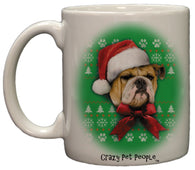 Dog Lovers Bulldog Ugly Sweater Christmas Design Ceramic Coffee Mug