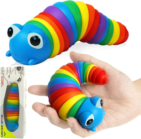 Christmas Gifts Worm Stress Toy Cute Animal Funny Decompression Toys For  Adults And Kids Stress Soft Sensory Fidget Toy A