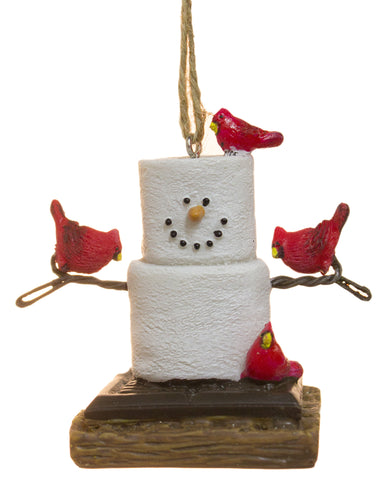 S'Mores Covered in Cardinals Christmas/ Everyday Ornament