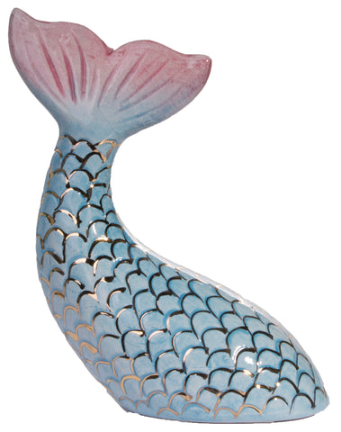 Adorable Mermaid Tail Shaped Ceramic Coin Bank