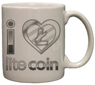 I Love Litecoin 11oz Coffee Mug