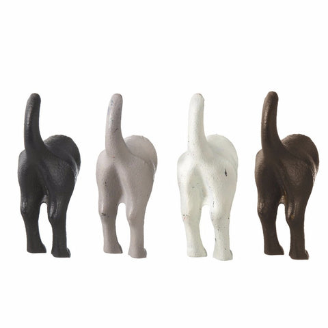 Midwest-CBK - Dog Tail Wall Hooks Set of 4 - 110170