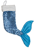 21 Inch Sparkly Mermaid Tail Christmas Stocking