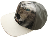 Wolf Sublimation Premium Snap Back Baseball Cap Hat, One Size
