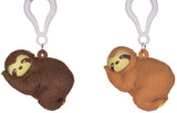 Naughty Pooping Animals - Set Of 2 Pooping Sloths w/ Carabiner Clip