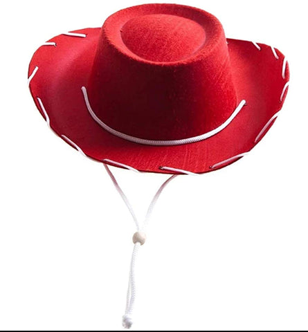 Jacobson Hat Company Children's Red Felt Cowboy Hat