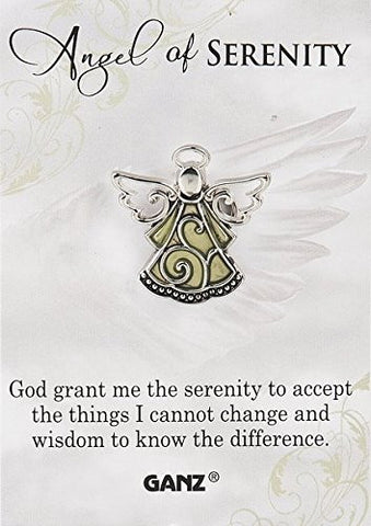 Ganz Pin - Angel of Serenity "God grant me the serenity to accept the things I cannot change and wisdom to know the difference."