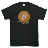 Men's Bitcoin Be Different T-Shirt (Black)
